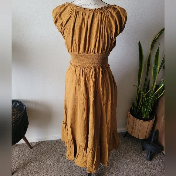 Old Navy autumn brown dress - Picture 4 of 8